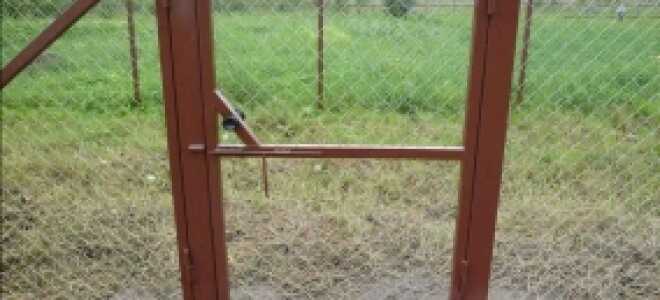 Калитка из сетки рабицы своими руками – как сделать каркас, натянуть сетку, установить на даче + фото