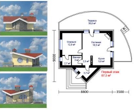 Готовые проекты кирпичных домов - 2